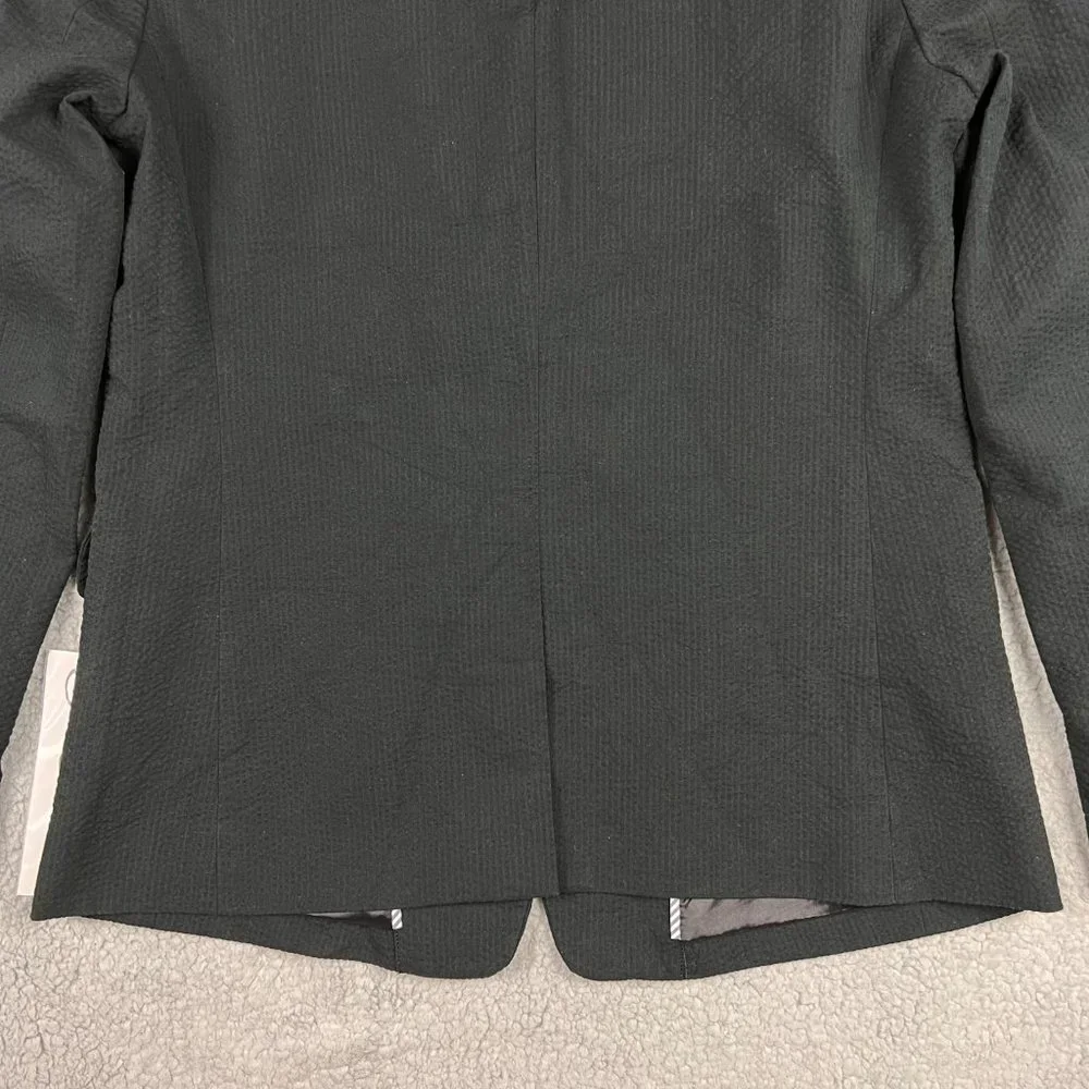 J Crew Blazer Women 6 Small Black Parke Jacket Textured Sport Coat Suit Casual 4 - Picture 9 of 11